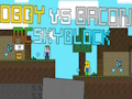 Spill Obby vs Bacon: McSkyBlock online