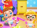 Spill Min nyfødte baby tvillingomsorg  online