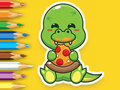 Spill Fargebok: Hungry Dinosaurs  online
