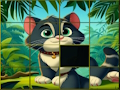 Spill Cat Puzzle Slide online