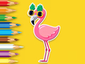 Spill Fargebok: Flamingo  online