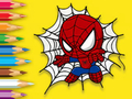 Spill Fargebok: Baby Spiderman  online