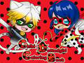 Spill Chibi prikket jente fargeleggingsbok online