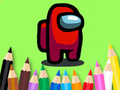 Spill Coloring Book: Blant oss online