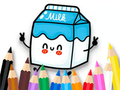 Spill Fargebok: Melk  online