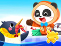 Spill Jigsaw Puzzle: Baby Panda Antarctic Tour online