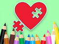 Spill Fargebok: BTS Heart Jigsaw  online