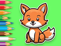 Spill Fargebok: Baby Fox  online