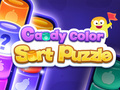 Spill Godteri Farge Sorter Puslespill  online