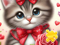 Spill Jigsaw Puzzle: Rose Cat online