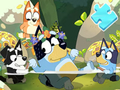 Spill Jigsaw Puzzle: Bluey Pool Spa online