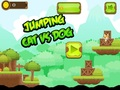 Spill Hoppende katt mot hund  online