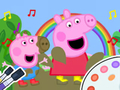 Spill Fargebok: Peppa Pig Muddy Funny  online