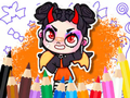 Spill Fargebok: Avatar World Cute Devil  online