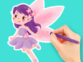 Spill Fargebok: Flower Fairy  online
