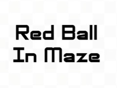 Spill Rød ball i labyrint  online