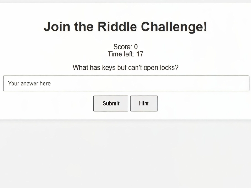 Spill Riddle Challenge online