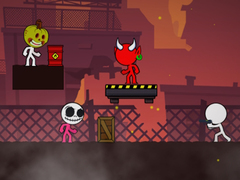 Spill Stickman natt overlever online