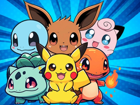 Spill Pokemon fargebok  online