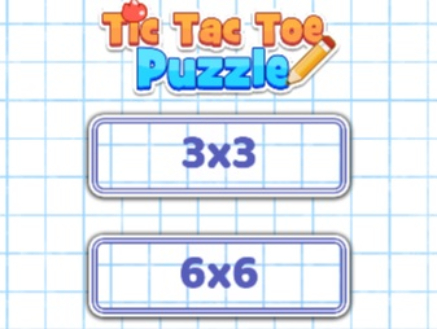 Spill Tic Tac Toe-puslespill  online