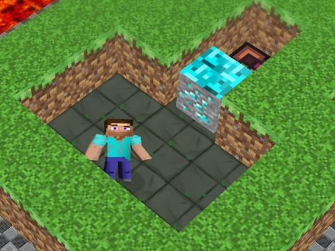 Spill Mineblocks 3D Maze online