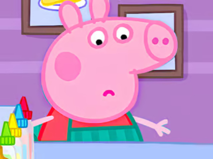 Spill Jigsaw Puzzle: Peppa Pig Fancy Pancake online