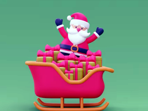 Spill Julefledsrytter 3D online