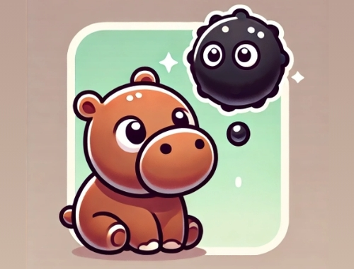 Spill Skjul Moodeng Hippo!  online