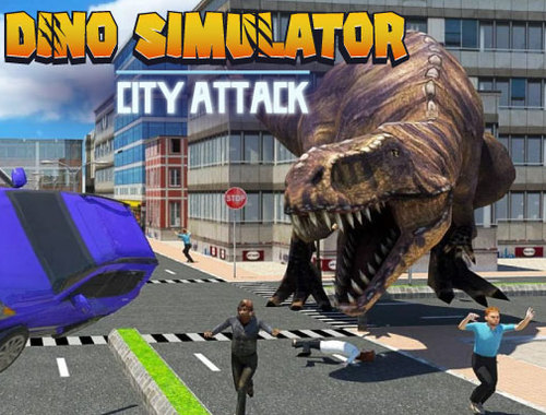 Spill Dino Simulator City Attack online