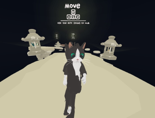 Spill Cat Warrior Parkour online