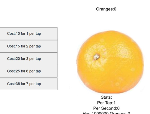 Spill Orange fruktklikker  online