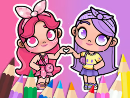 Spill Fargebok: BFF I Avatar World  online