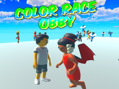 Spill Fargeløp Obby  online