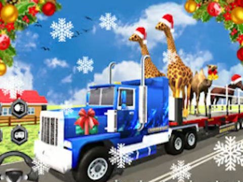 Spill Christmas Animal Transporter Truck online