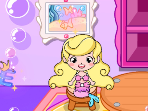Spill Havfrue prinsesse Avater slott  online