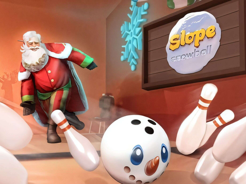 Spill Skråning snøball online
