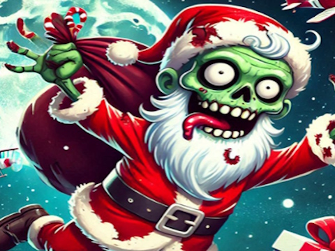 Spill Flappy Zombie Santa Christmas Game online
