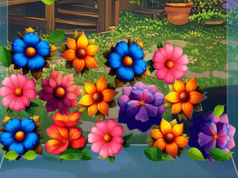 Spill Blomster fusjonerer 2048 online