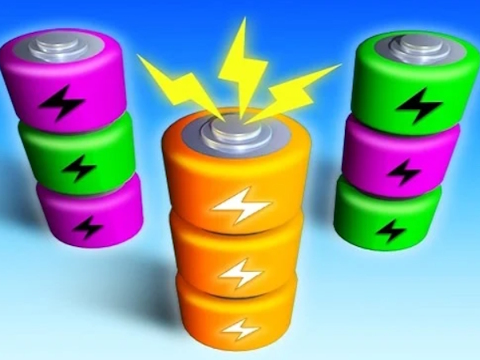 Spill Batterifargesortering  online