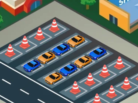 Spill Parkeringsplass sortering  online