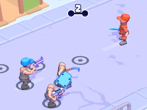 Spill Squad Assembler: Rød vs Blå  online
