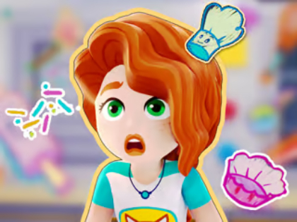 Spill Jigsaw Puzzle: LEGO Friends Kitchen Bilde: Лего кухня с друзьями  online