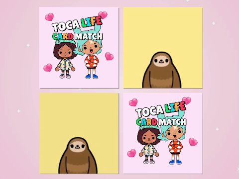 Spill Toca Life Memory Card Match online