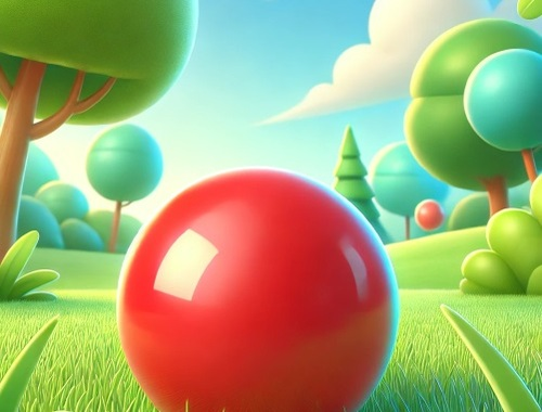 Spill Red Ball Runner 3D online