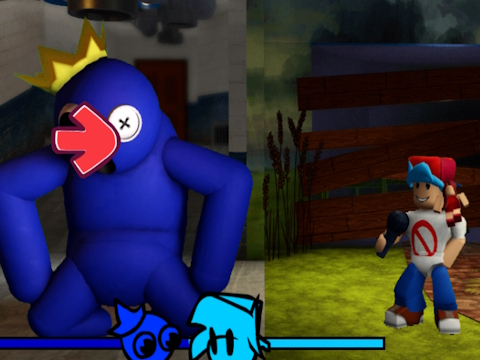 Spill FNF vs Rainbow Friends online