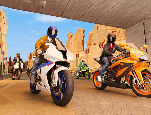 Spill Ekte Motorsykkel Simulator Race 3D  online