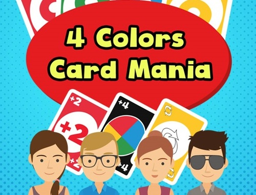 Spill 4 farger Card Mania  online