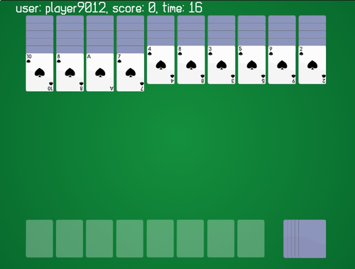 Spill Spider Solitaire Classic Ver online