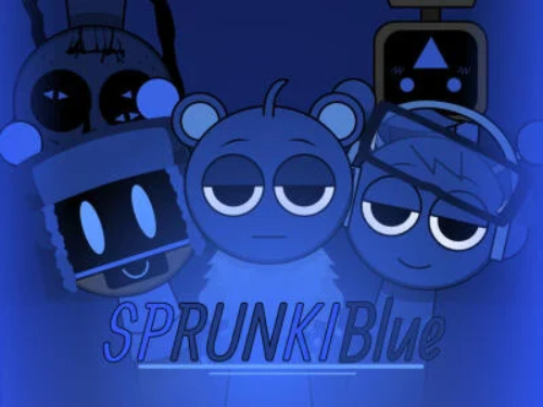 Spill Sprunki Blue Mod online