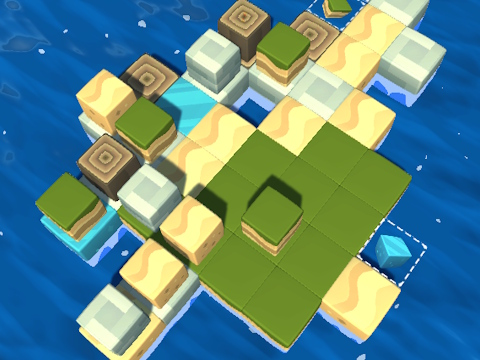 Spill Cube Island: ASMR Slapp av puslespill online